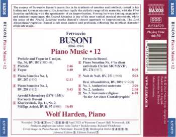 CD Ferruccio Busoni: Piano Music • 12