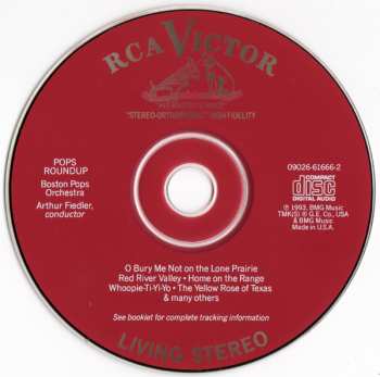 CD Arthur Fiedler: Pops Roundup