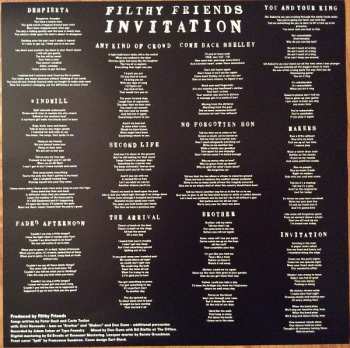 LP Filthy Friends: Invitation