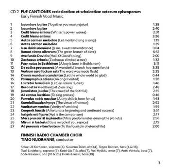 2CD Timo Nuoranne: Piæ Cantiones & Memoria Sancti Henrici: Medieval Chant And Early Vocal Music From Finland