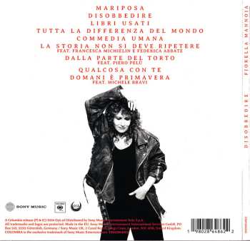 CD Fiorella Mannoia: Disobbedire