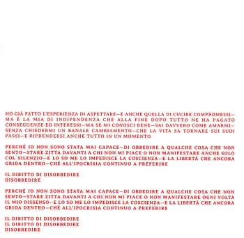 CD Fiorella Mannoia: Disobbedire