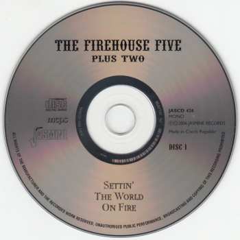 2CD Firehouse Five Plus Two: Settin' The World On Fire : The Whole Story, Volume 1