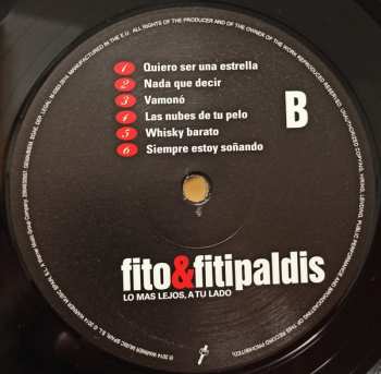 LP/CD Fito & Fitipaldis: Lo Mas Lejos, A Tu Lado