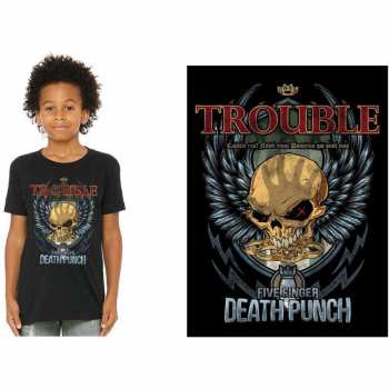 Merch Five Finger Death Punch: Detské tričko Trouble 