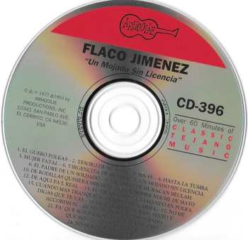 CD Flaco Jimenez Y Su Conjunto: Un Mojado Sin Licencia (And Other Hits  From The 1960s)