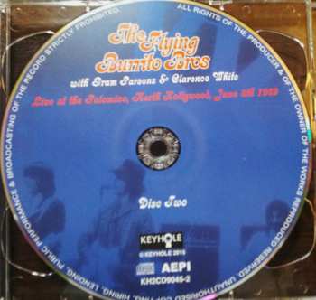 2CD The Flying Burrito Bros: Live At The Palomino, North Hollywood, June 8th 1969