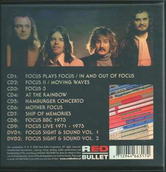 9CD/2DVD/Box Set Focus: 50 Years: Anthology 1970-1976