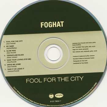 5CD/Box Set Foghat: Original Album Series