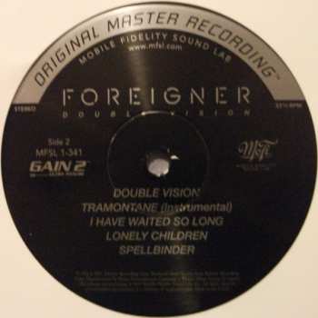 LP Foreigner: Double Vision LTD | NUM