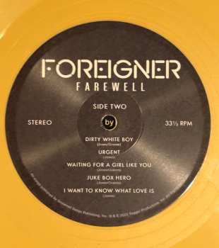 LP Foreigner: Farewell: The Very Best Of Foreigner CLR | LTD