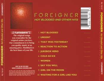 CD Foreigner: Hot Blooded And Other Hits