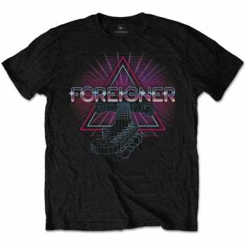 Merch Foreigner: Tričko Neon Guitar 