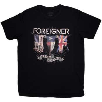 Merch Foreigner: Foreigner Unisex T-shirt: Texas Farewell (small) S