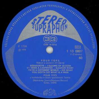 LP Four Tops: The Four Tops