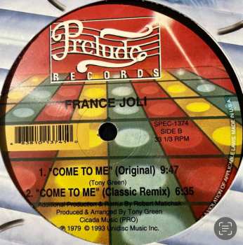 LP France Joli: Come To Me