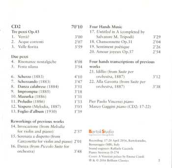 2CD Francesco Cilea: Complete Piano Music
