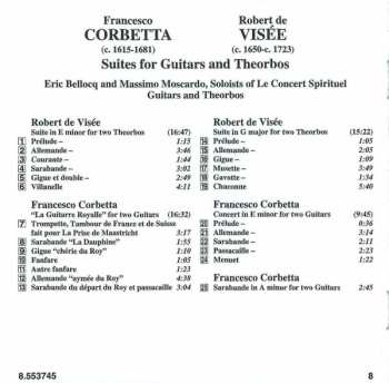 CD Robert de Visée: Suites For Guitars And Theorbos