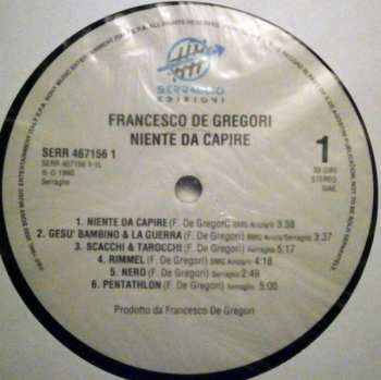 LP Francesco De Gregori: Niente Da Capire