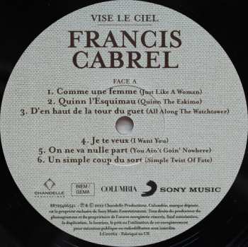 LP Francis Cabrel: Vise Le Ciel Ou Bob Dylan Revisité
