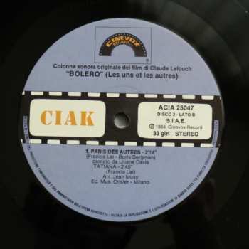 2LP Michel Legrand: Bolero (Colonna Sonora Originale)