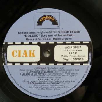 2LP Michel Legrand: Bolero (Colonna Sonora Originale)