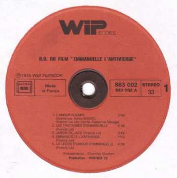 LP Francis Lai: Emmanuelle 2