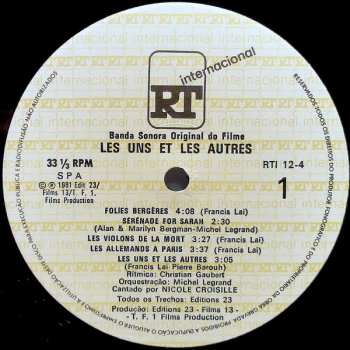 2LP Michel Legrand: Les Uns Et Les Autres (Bande Originale Du Film)