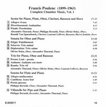CD Francis Poulenc: Complete Chamber Music, Vol. 1