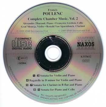 CD Alexandre Tharaud: Complete Chamber Music, Volume 2