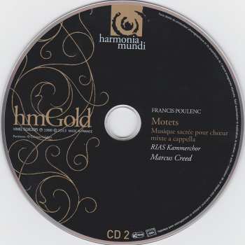 2CD Francis Poulenc: Figure Humaine; Motets