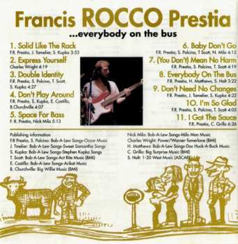 CD Francis Rocco Prestia: ...Everybody On The Bus