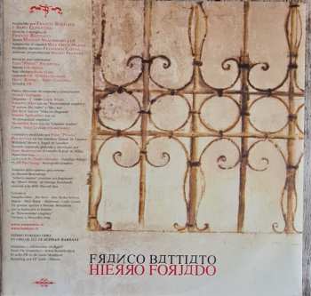 LP Franco Battiato: Hierro Forjado CLR | LTD | NUM