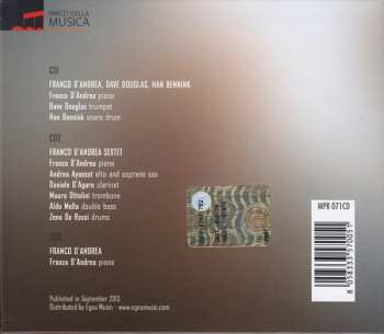 3CD/Box Set Franco D'Andrea: Three Concerts. Live At The Auditorium Parco Della Musica