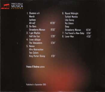 3CD/Box Set Franco D'Andrea: Three Concerts. Live At The Auditorium Parco Della Musica