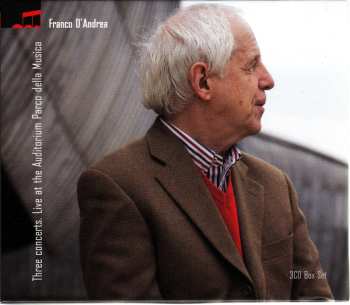 3CD/Box Set Franco D'Andrea: Three Concerts. Live At The Auditorium Parco Della Musica