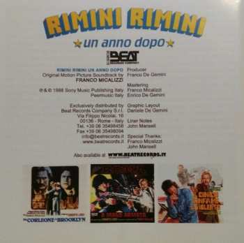 CD Franco Micalizzi: Rimini Rimini - Un Anno Dopo