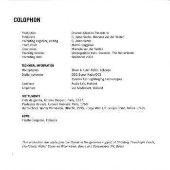 SACD François Couperin: Pièces De Viole / Concerts 3 & 11 