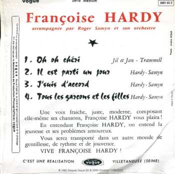 CD Françoise Hardy: J'Suis D'Accord / Tous Les Garçons Et Les Filles