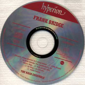 CD Frank Bridge: Phantasy Piano Quartet · Cello Sonata · Violin Sonata · Folk Tunes for string quartet