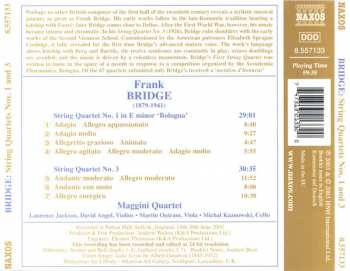 CD Frank Bridge: String Quartets Nos. 1 and 3