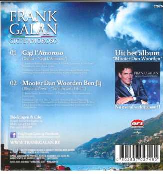 CD Frank Galan: Gigi L'Amoroso