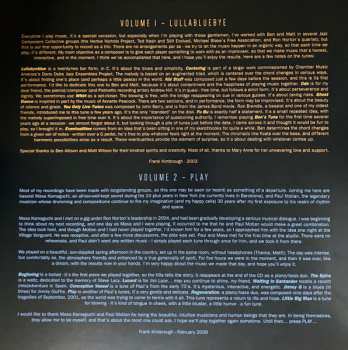 4LP Frank Kimbrough: 2003-2006 - Volume One: Lullabluebye / Volume Two: Play