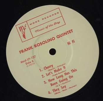 LP Frank Rosolino Quintet: Frank Rosolino Quintet