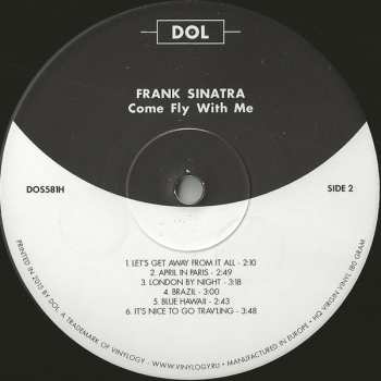 LP Frank Sinatra: Come Fly With Me