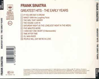 CD Frank Sinatra: Greatest Hits - The Early Years