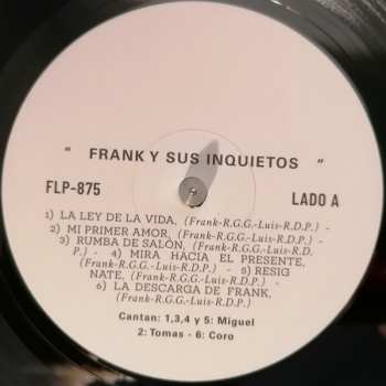LP Frank Y Sus Inquietos: Frank Y Sus Inquietos