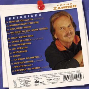 CD Frank Zander: Reibeisen