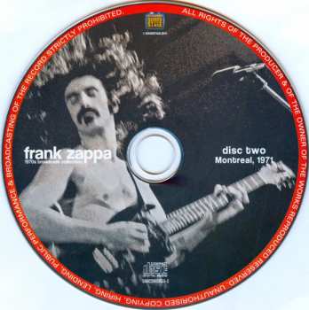 6CD/Box Set Frank Zappa: 1970s Broadcast Collection