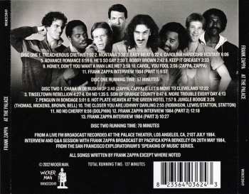 2CD Frank Zappa: At The Palace (L A Broadcast 1984)